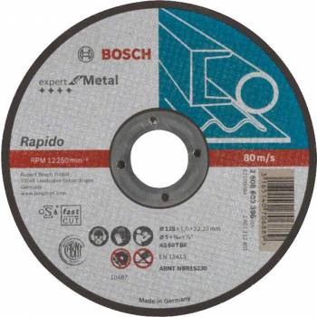 Відрізний круг Bosch Expert по металу 125 х 1мм, прямий