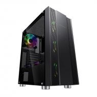 Корпус 2E Gaming RECANO (G3403) MidT, 2*USB2.0,1*USB3.0, 4*120мм ARGB, скло (бок.пан.),без БЖ,чорний