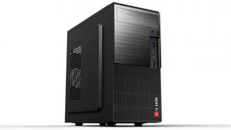 Корпус 2E BASIS (RD860) MiniT, Micro ATX,Mini ITX,2*USB3.0, сталь перфорацією(бок.панель),без БЖ,чорний