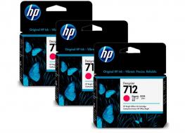 Картридж HP No.712 DesignJet Т230/Т630 Magenta 3-Pack 29-ml