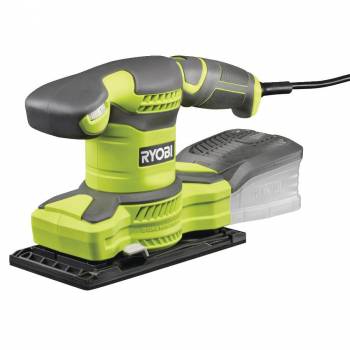 Шліфувальна машина вібраційна Ryobi RSS280-S, 280Вт 1/3, 7000-12000 рух/хв, сумка для зберігання, 1.7кг