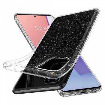 Чохол Spigen для Galaxy S20+ Liquid Crystal Glitter, Crystal Quartz