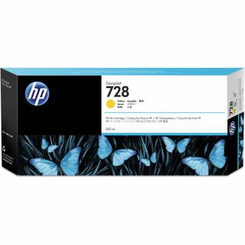 Картридж HP No.728 DesignJet T730/T830 Yellow 300 ml