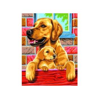 Набір для творчості Sequin Art PAINTING BY NUMBERS JUNIOR-PAIRS Собаки SA0214